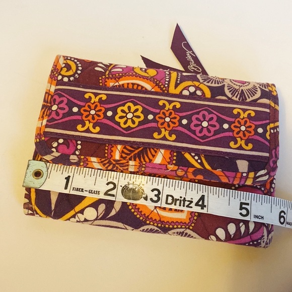 Vera Bradley Quilted Paisley Tri-Fold Wallet - Picture 8 of 8
